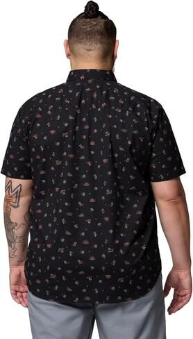 Columbia Men's Rapid Rivers Printed Short Sleeve Shirt, Comfort Stretch in Saudi Arabia
