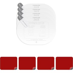 Adhesive and Electrostatic Stickers Compatible with 70mai Dash Camera 1S, M300, 4Packs VHB Double-Sided Sticker Adhesive Pad and Car Windshield Electrostatic Film for Mounting Dash Cam