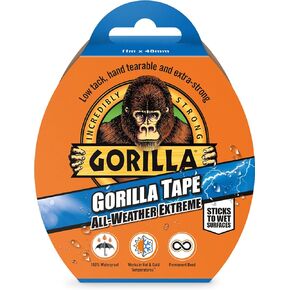 Gorilla 3044020 Tape All Weather Extreme Black 48mm × 11m