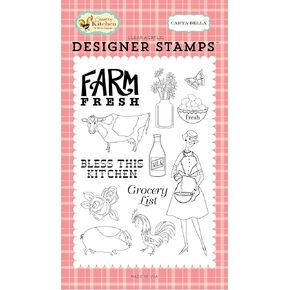 Carta Bella Paper Company Farm Fresh 4X6 Stamp