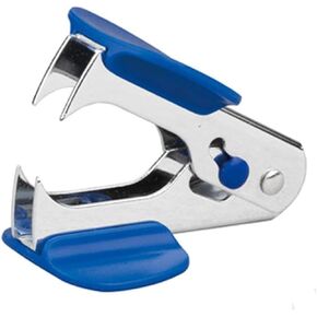 1Pack Blue Staple Remover Staple Puller Removal Tool for School Office Home, Removes Staples Easily Without Ripping Paper Staplers and Punches