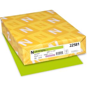 Neenah Paper 22581 Color Paper, 24lb, 8 1/2 x 11, Terra Green, 500 Sheets (WAU22581)