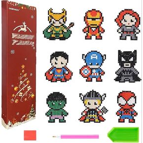 O&BTRC01 Diamond Art Kits for Kids Diamond Painting Kits for Children Gem Diamond Art for Girls Boys Teens Ages 4-5-6-7-8-9-10-12-13 Diamond Art for Beginners