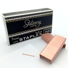 Rosegold Staples 24/6 No.3-1M x1000