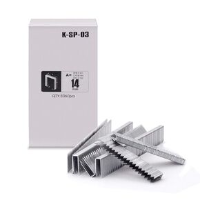 KeLDE 3360pcs 20 Gauge 3/16" x 9/16" Stapler Nail Kit for Staple Gun, All-Purpose Compatible Fine Wire Staples, Hand Tool Ticker for Carpet and Upholstery