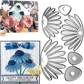 Daisy Flower Metal Cutting Die DIY Embossing Paper Dies for Card Making Template Making die-Cut Thanksgiving Christmas Craft molds