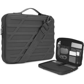 NIDOO 14 inch Laptop Sleeve Carrying Case Computer Bag for 14" MacBook Pro M4 M3 2024/13" 13.6" MacBook Air/ 13.5" Surface Laptop 6 5/ Asus ZenBook 14/Lenovo ThinkPad Shockproof Hardshell Handle