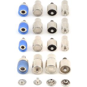 4Pcs Snap Button Die Mold Set for Hand Press Machine (10mm(655#))