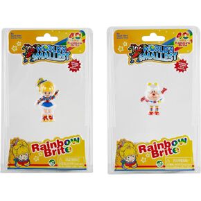 Worlds Smallest Rainbow Brite and Twink Bundle Set of 2 Micro Figures