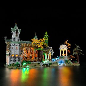 BRIKSMAX Led Lighting Kit for LEGO-10316 The Lord of The Rings: Rivendell - Compatible with Lego Icons Building Blocks Model- Not Include Lego Set