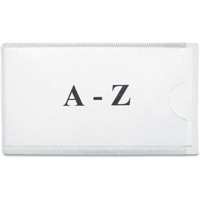 Panter MAGLHWH Slap-Stick Magnetic Label Holders, Side Load, 4-1/4 x 2-1/2, White, 10/Pack