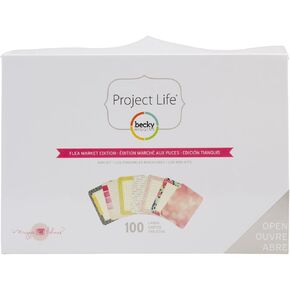 Becky Higgins 380184 Project Life Mini Kits MH-Flea Market (100 Pieces)