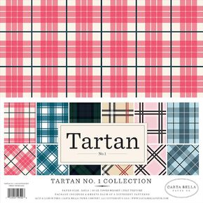 Carta Bella Paper Company Tartan No.1 Collection Kit ، لا شيء 12-X-12 بوصة