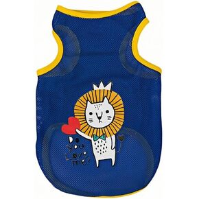 Summer Dog Tank Top Pet Quick Dry Sleeveless Vest Breathable Mesh Cat Shirt