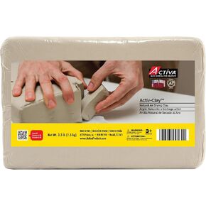 Activa Products Activ-Clay for Arts and Crafts, 9.9-Pound, White