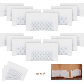 Boao 20 Pcs Drapery Weights for Curtains Fabric Curtain Weights Bottom Drapery for Outdoor White Covered Home Hotel Office Tablecloth Flag, 15g Each, 60 x 30 mm