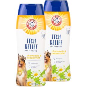 Arm & Hammer for Pets Itch Relief Shampoo, 20oz Chamomile and Peppermint Scent | Professional Quality Dog Itch Shampoo, Free of Sodium Lauryl Sulfate & Parabens