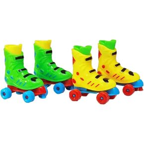 1 Pair Random Color Funny Cute Finger Roller Skates, 1 Pair Mini Finger Boards Party Favors Novelty, Roller Skate Party Favors, Finger Skates