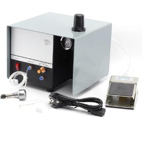 Jewelry Pneumatic Engraving Machine, 1400 RPM Adjustable Speed, 60Hz 80W, Single Ended Jewelry Engraver Graver Tool for Jewelry Crafts Iron Wrought