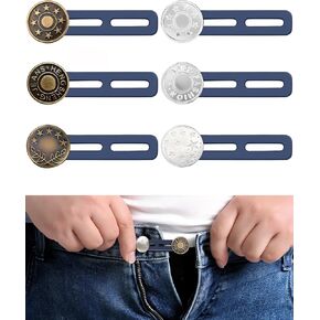 Button Extenders for Jeans and Pants,6 PCS Pants Waist Button Extender for Women and Men