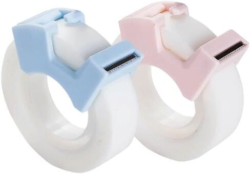 2pcs مجموعة شريط غير قابلة للتشغيل متعددة الوظائف ، وموزع الشريط القابل لإعادة التعبئة القابلة للكتابة مكتب القرطاسية المدارس مستلزمات الشريط موزع القوائم حامل السطح المكتبي لطيف الموزعات الشريط المصغرة (الوردي） in Kuwait