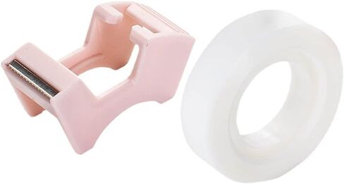 2pcs مجموعة شريط غير قابلة للتشغيل متعددة الوظائف ، وموزع الشريط القابل لإعادة التعبئة القابلة للكتابة مكتب القرطاسية المدارس مستلزمات الشريط موزع القوائم حامل السطح المكتبي لطيف الموزعات الشريط المصغرة (الوردي） in Kuwait