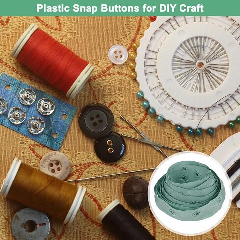 M Meterxity Plastic Snap Bush ، Snaps Snaps البلاستيك على بعد 2 ياردة ، خطاف الشريط البوليستر وملحقات البوليستر Popper Press Studer لخياطة/ملابس/نسيج DIY [مسافة أسود ، 25 ملم] in Saudi Arabia