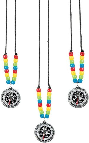 متعة Express Express Compass Compass Necklace Craft Kit - Makes 12 - VBS Vabs Hacation Bible School Supplies/Decor in Saudi Arabia