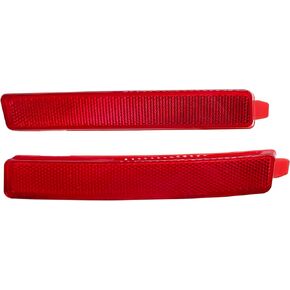 Rear Bumper Reflector For Cadillac SRX | Chevrolet Traverse | GMC Acadia | Saturn Outlook Tail Light Lamp Pair-Left and Right
