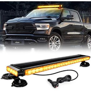 Nilight 29.5" Roof Top Strobe Lights 56LED Hazard Light Emergency Safety Warning LED Flashing Light Bar Magnetic Mount 12V 24V Cars Trucks Tractors Snow Plows Construction Vehicles