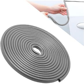 Car Door Edge Guards, 10Ft U Shape Rubber Seal Car Edge Trim, Automotive Door Protector No Glue Required, Car Door Edge Protection Accessories Universal for Most Cars, Car Accessories (Black/10FT)