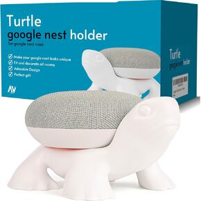 Turtle Google Home Holder Stand , Google home mini and google nest mini Decorative Turtle stand holder mount, Accessories for Google Home Mini, Google speaker, Protective stand for Google Home Mini