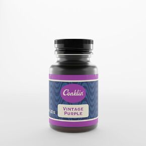 Conklin Bottled Ink (Vintage Purple) for Fountain Pen - 60 ml Bottle