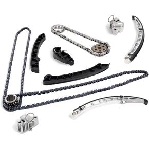 مجموعة سلسلة التوقيت تناسب لاند روفر LR4/رينج روفر/رينج روفر سبورت، محرك 3.0L V6/5.0L V8، 2010-2015# استبدال LR051013 LR051008 LR051011 LR051012 LR032048 LR051008 in Kuwait