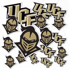 University of Central Florida Sticker Knights UCF Stickers Vinyl Decals Laptop Water Bottle Car Scrapbook T1 (Type 1-1)