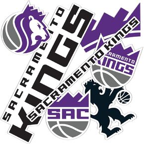 Sacramento Kings NBA Officially Licensed Sticker Vinyl Decal Laptop Water Bottle Car Scrapbook (Type 2)