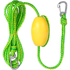 Obcursco Kayak Tow Line,12FT Drift Sock Anchor Rope for Fishing Boat,Buoy Float Docks for Lake Jet-Ski Boat Accessories