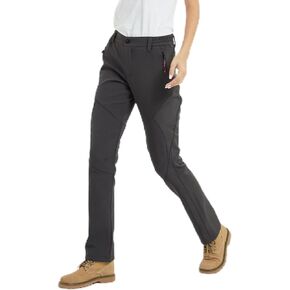 Women's Softshell Pants Fleece Lined Hiking Insulated Outdoor Ski Pants Waterproof and Wind-Resistant Trouser