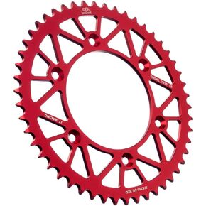 JT Sprockets JTA210.50RED Red Racelite Anodized Aluminum 7075 T6 Rear Sprocket, Single