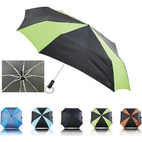Extra Large Square Golf Umbrella - 55-Inch Arc Large Umbrella with One-Touch Auto Open and Close Button, UV Umbrella w/UPF 50+ Fabric, Portable 1.04 lbs Oversized Foldable Umbrella (BLK/NAV)