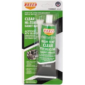 Maximum Oil Resistance Maximum Temperature RTV Silicone Gasket Maker, Sensor Safe, Non-Corrosive, for High Flex and Oil Resistant Applications. All-Purpose RTV Silicone Sealant -3 oz, Clear in Kuwait