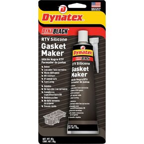 143355 DynaBlack RTV Silicone Gasket Maker, 85g Tube - Black Silicone Sealant Waterproof, Rubber Sealant, Oil Resistant