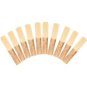 10PCS Clarinet Reeds Bamboo Strength 2.5 Reeds Musical Instrument Accessories Saxophone Reeds Replacemen Set