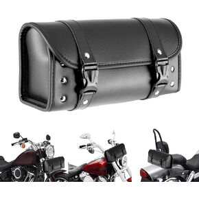 INNOGLOW Motorcycle Saddlebags Tool Bag Fork Bag Saddlebags Handlebar Bag Sissy Bar Storage Tool Bag for Kawasaki Suzuki Sportster