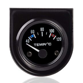 Water Temp Gauge Universal 24V 40-120℃ LED Digital Display Auto Temperature Gauge