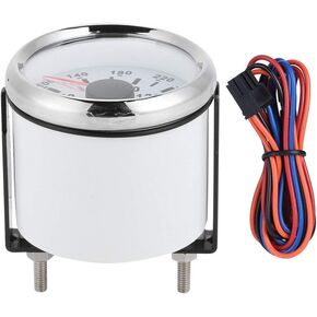 Water Temperature Gauge, 52mm/2in Marine Engine Water Temperature Gauge 40 120 ?? Temp Meter for Boat RV(White) Water Temp Gauge for Outboard coolant Temp Gauge coolant Temp Gauge