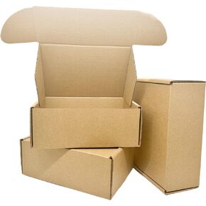 6 x 2 x 2 Inches Small Shipping Boxes 50 Pack Corrugated Cardboard Packaging Business Moving Mailing Box