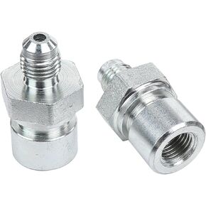 2PCS -3 AN to 3/16" Inverted Flare Brake Line Fitting Adapter