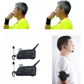 Referee Headset 2 Referees Full Duplex Football Wireless Comunicador Football Headsets Referee Communication