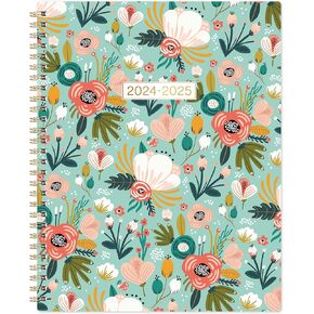 2024-2025 Planner - Planner 2024-2025 Daily Weekly and Monthly, July 2024 to June 2025, Planner 8"x10", Spiral bound, Printed Tabs